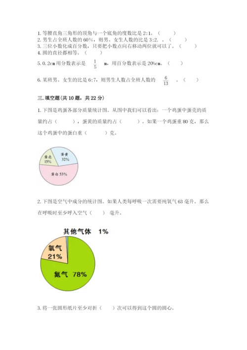 2022年人教版六年级上册数学期末测试卷含答案【典型题】.docx