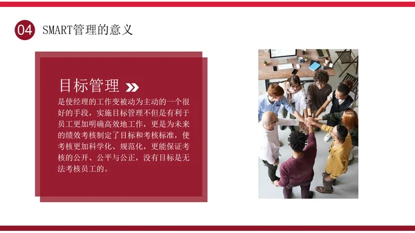 简约大气企业培训目标管理之smart原则PPT模板