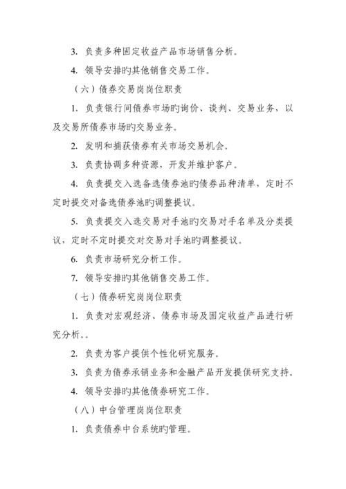 固定收益事业部内控制度承销相关.docx