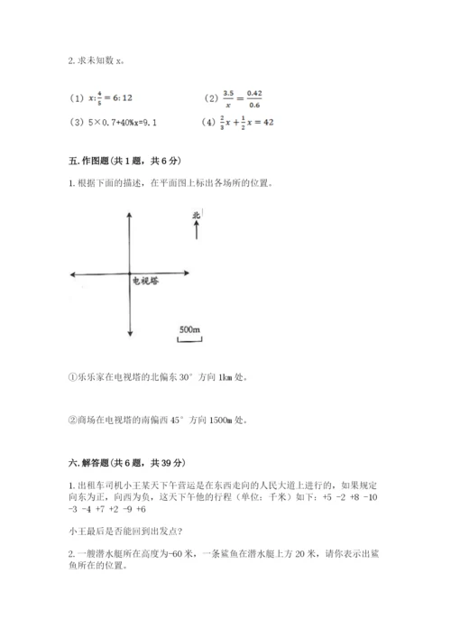 北京版六年级下册期末真题卷必考.docx