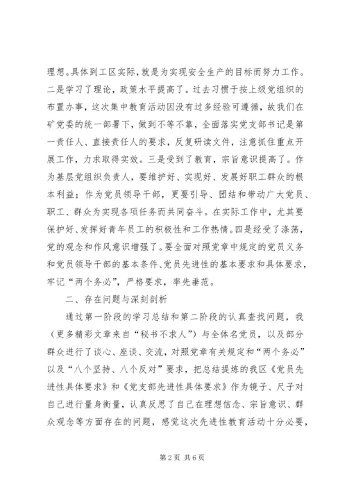 支部书记党性分析材料.docx