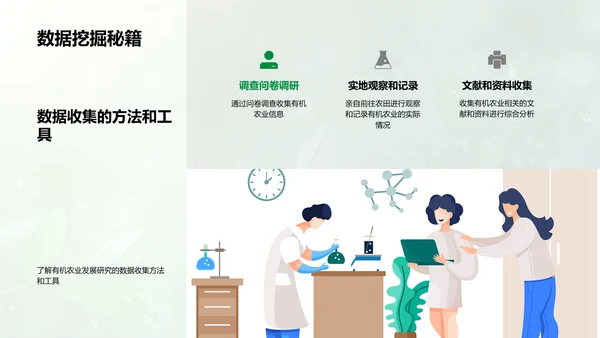 有机农业成果报告PPT模板