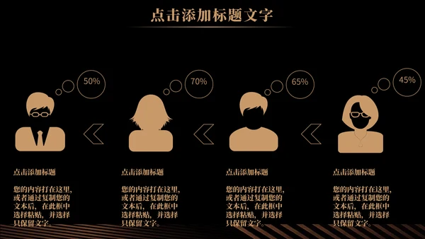奢华风大气商务工作总结通用PPT模板