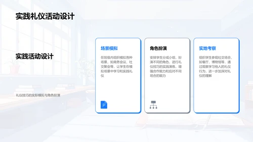 社交礼仪教育PPT模板