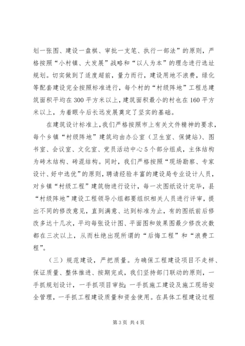 县村级组织活动场所建设情况自查汇报 (2).docx