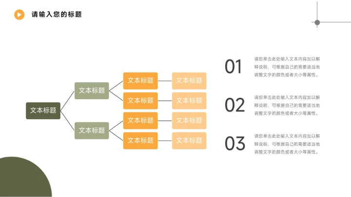 黄绿商务文艺职业规划PPT模板