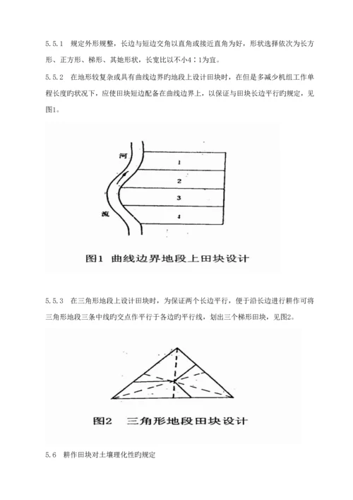 基本农田建设设计基础规范.docx