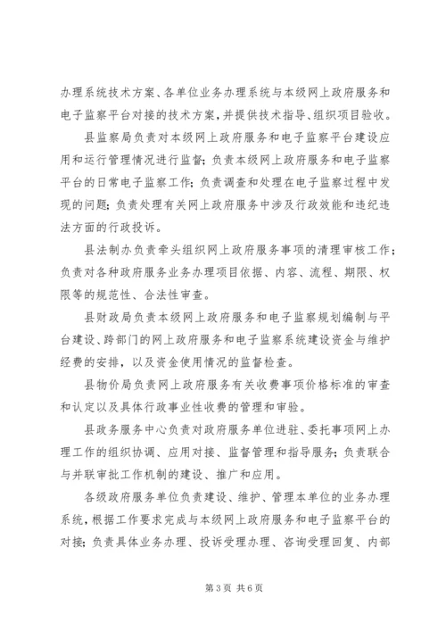 规范全县网上行政审批和电子监察系统应用工作的实施方案 (2).docx