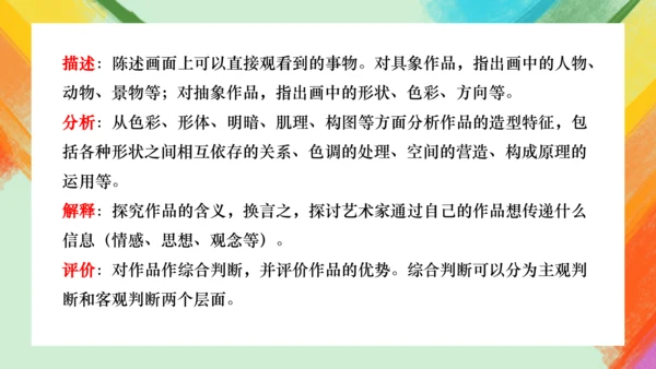 第14课《如何欣赏绘画作品》（选修）课件（共35页）