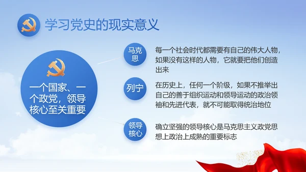 党建党支部年终工作总结汇报PPT党课