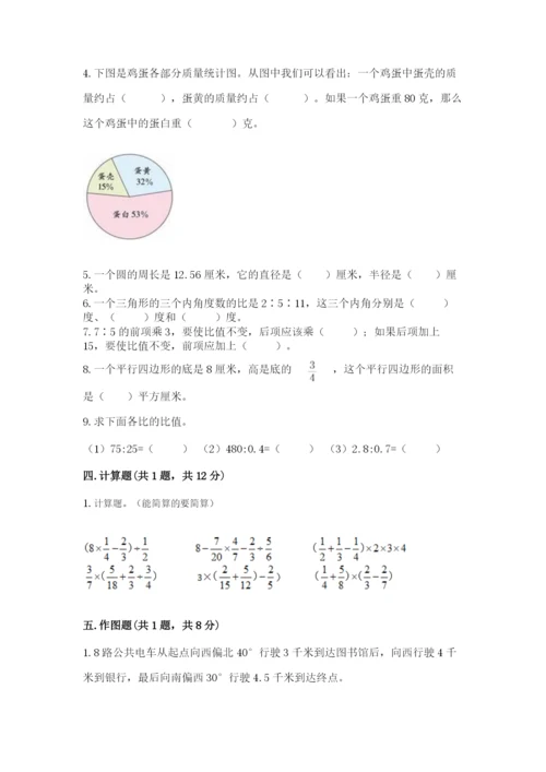 小学数学六年级上册期末考试试卷（名师推荐）word版.docx