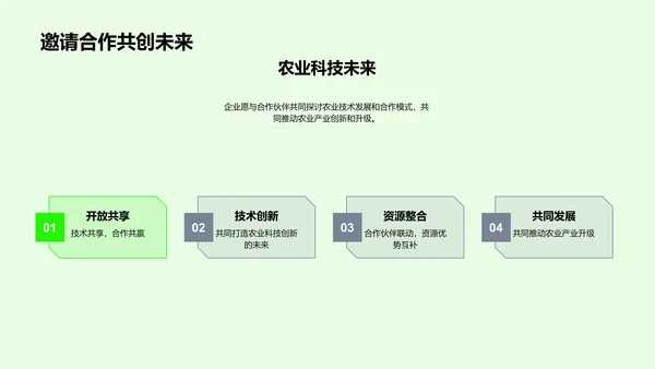 农业技术实力PPT模板