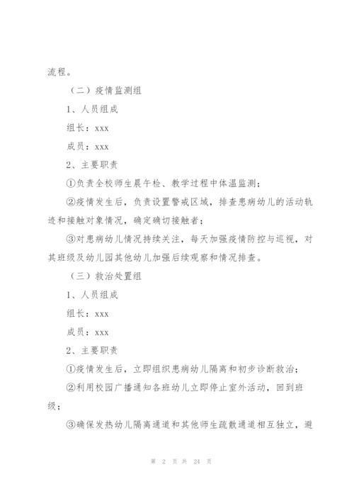幼儿园开学前疫情防控应急演练方案.docx