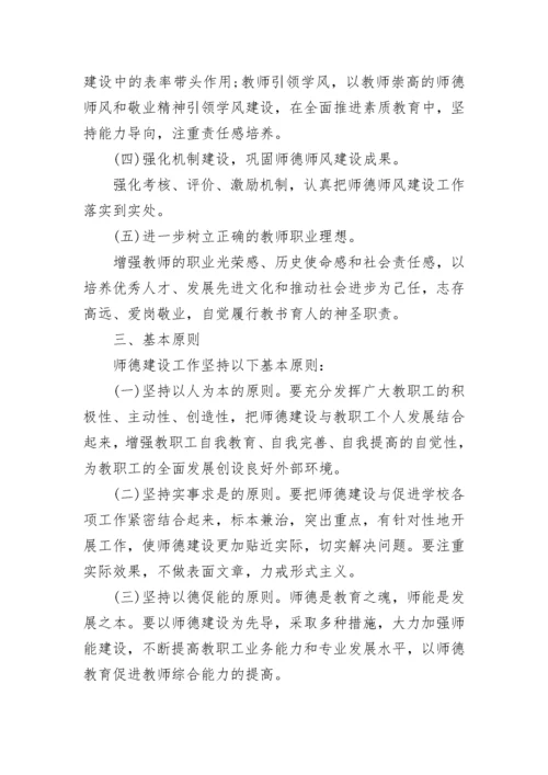 2022年师德师风建设方案.docx