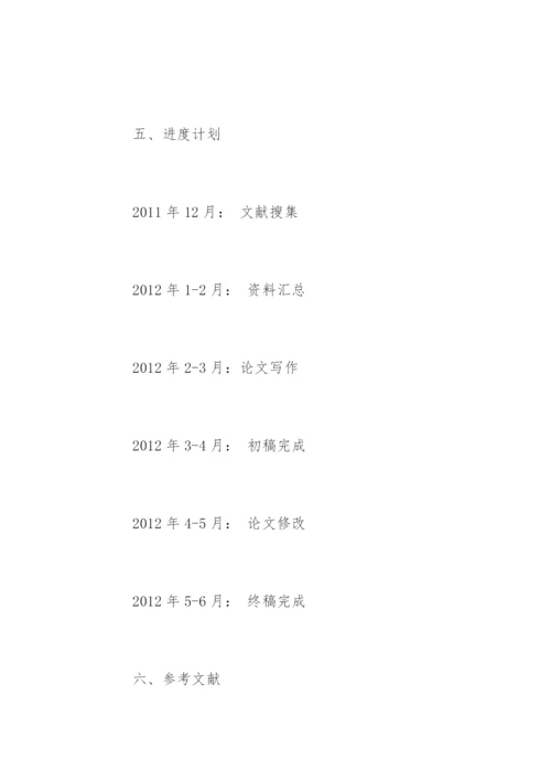 表演专业毕业论文开题报告.docx