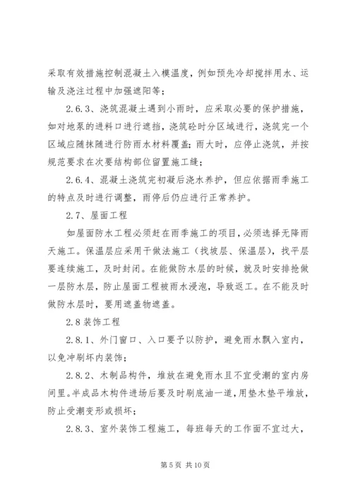 雨季施工监理方案.docx