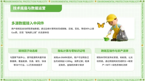 绿色潮流风世界清洁地球日