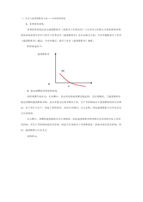 西方经济学第十三章失业与通货膨胀理论