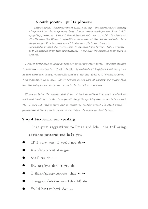高中英语必修一Module1Unit1lesson1学案无答案