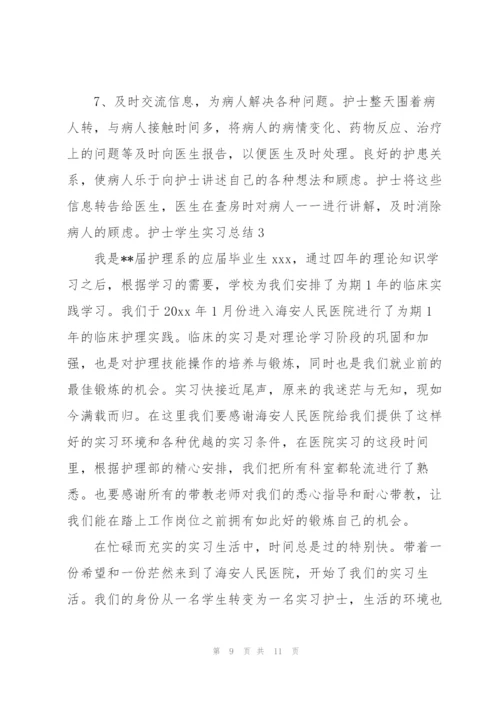 护士学生实习总结.docx