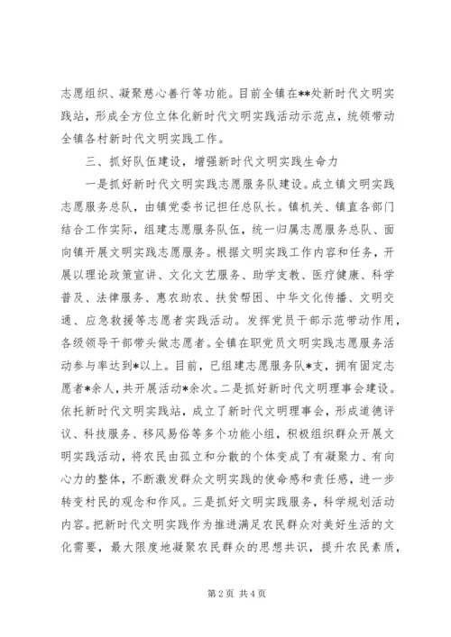 乡镇新时代文明实践工作汇报材料.docx