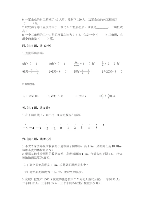 苏教版数学小升初模拟试卷带答案（典型题）.docx