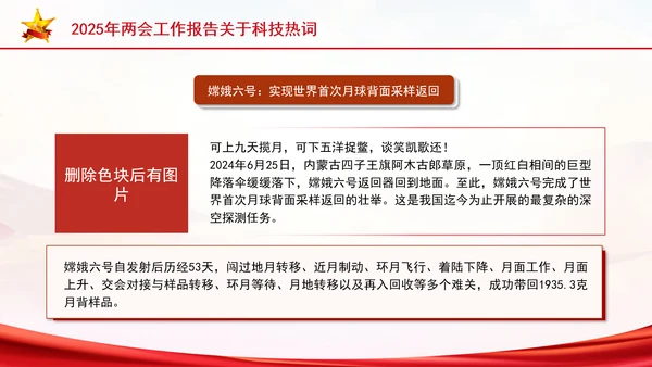 2025年两会工作报告关于科技热词学习解读ppt