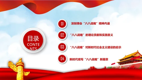 微党课党校党建浙江八八战略学习解读PPT