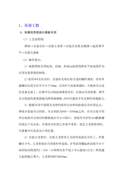 室内装修综合施工专题方案.docx