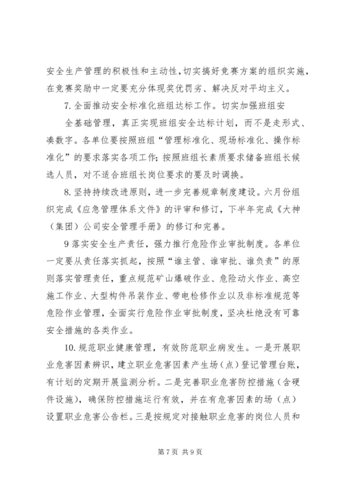 大神(集团)公司安委会会议汇报材料.docx