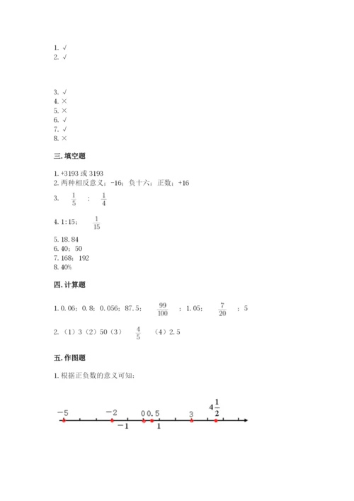 沪教版小学数学六年级下册期末检测试题精品【巩固】.docx