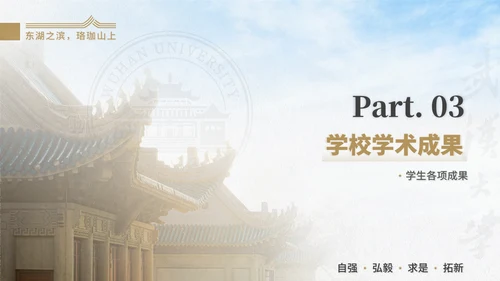 武汉大学通用汇报PPT模版