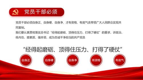 红色简约大气党建党支部工作总结PPT