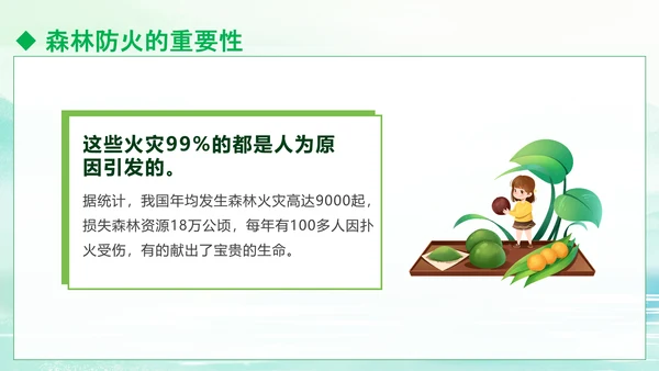 清明防火知识安全宣讲通用PPT模板