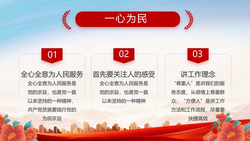 红色基层党建党支部年终述职报告PPT