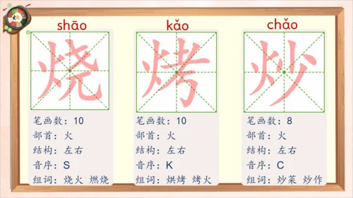【核心素养】部编版语文二年级下册-识字4. 中国美食 第1课时（课件）