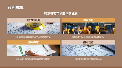 橙色3D风土木工程开题报告答辩PPT模板