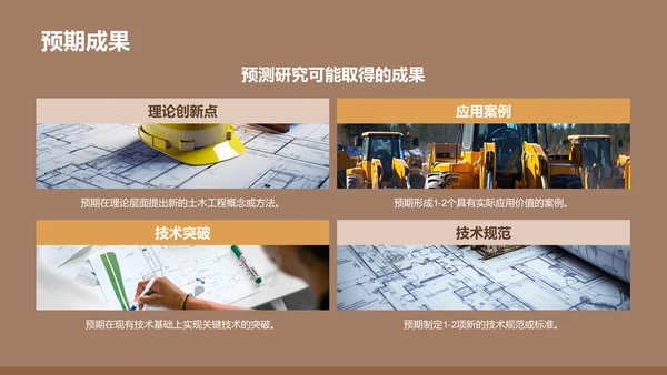 橙色3D风土木工程开题报告答辩PPT模板