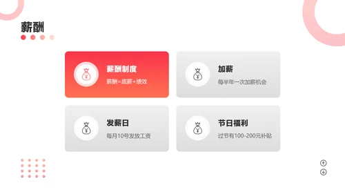 红色商务渐变风咨询公司新员工培训课程