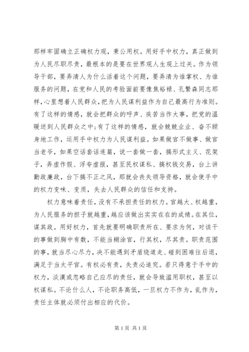 纪检干部严以用权方面的问题3篇.docx