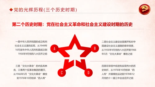 加强党史学习传承红色基因党史PPT模板