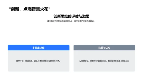 培养本科创新思维PPT模板