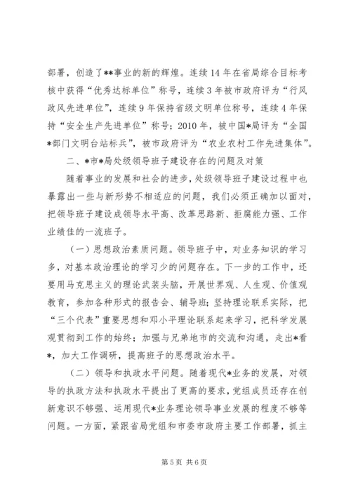 处级领导班子建设情况汇报 (2).docx