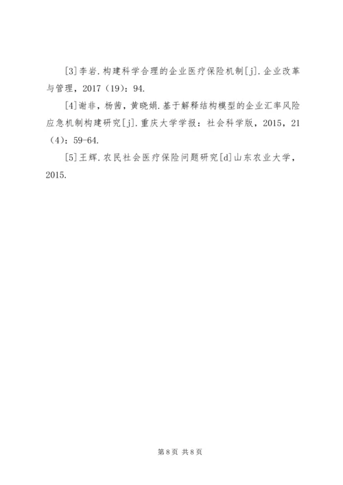 企业医疗保险机制分析.docx