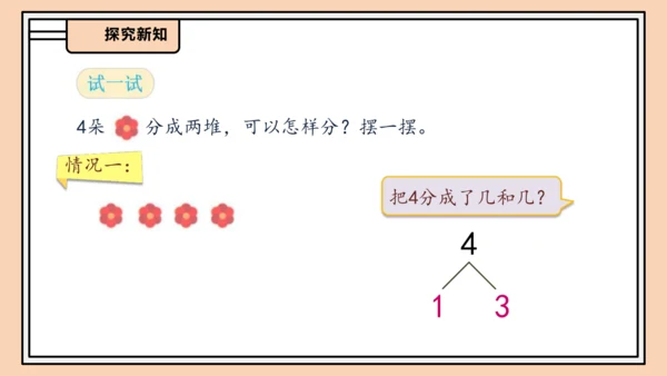 【课堂无忧】人教版一年级上册数学-1.4 分与合（课件）(共33张PPT)