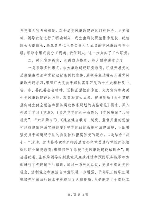 市住建委XX年党风廉政建设工作会议工作报告 (2).docx