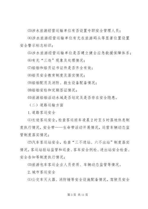 交通局安全生产检查实施方案.docx