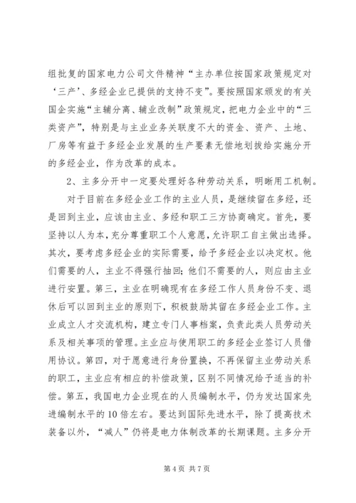 和谐发展电力调研报告.docx