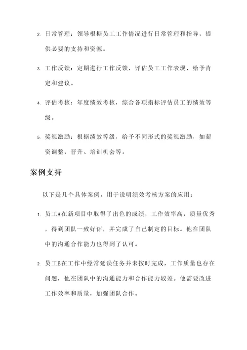 公司给我定了绩效考核方案