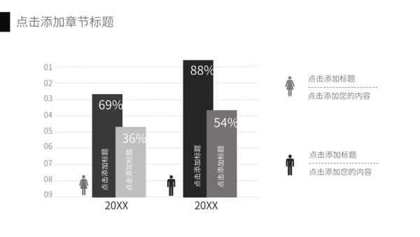 黑白商务风商业计划书通用PPT模板